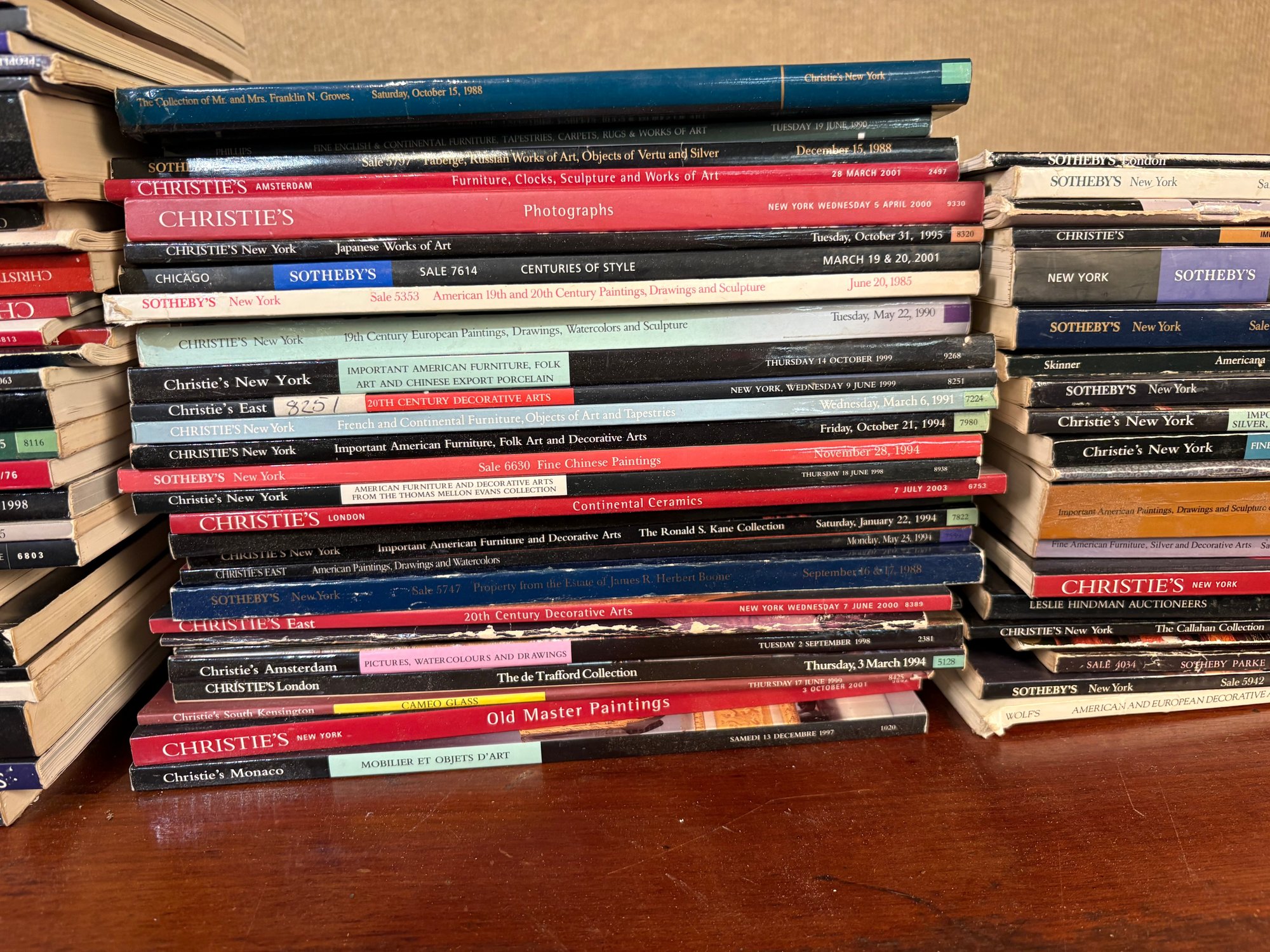 Christies And Sothebys Auction Catalogues, 2 Of 9 (CTF20) #66066 ...