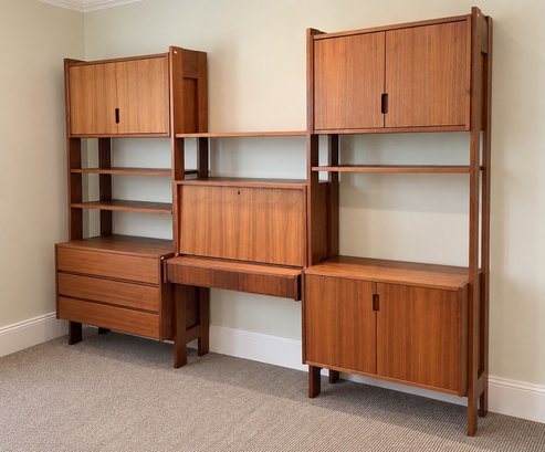Mid-Century Modern Teak Wall Unit (CTF50)