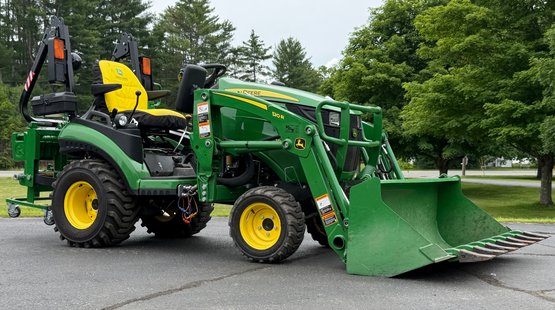 2018, 1025R Diesel Tractor And Implements (Local Pick Up Or Local Delivery)
