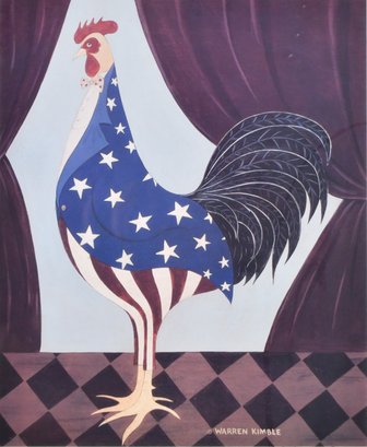 Warren Kimble Signed Folk Art Print (CTF20) #52934 | Auctionninja.com
