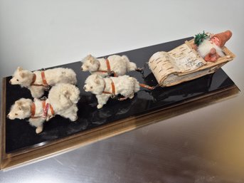Antique Christmas Polar Dog Sled Scene (CTF20)