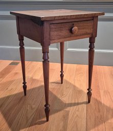 19th C. Walnut Sheraton One Drawer Stand (CTF20)
