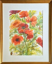 N.A. Gillet Watercolor, Poppies (CTF20)