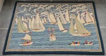 Macadoo Hooked Rug, Yacht Race (CTF20)