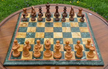 Vintage Stone & Wood Chess Set (CTF20)