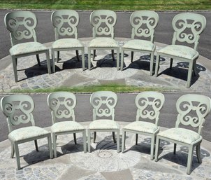 Gray Bolero Painted Chairs, Set Of 10 (CTF40)