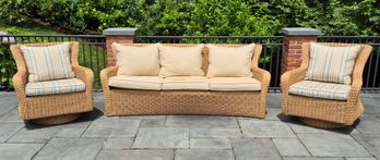 Kingsley Bate Wicker Patio Set, 3 Pcs (CTF50)