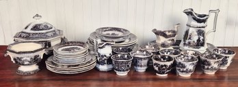 Antique English Mulberry Ironstone Collection (CTF30)