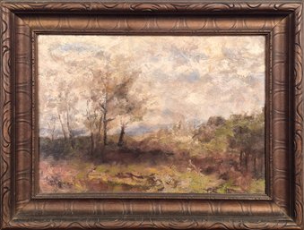 Antique Chevos Oil, Landscape (CTF20)