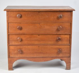 Antique Federal NE Birch Chest (CTF20)