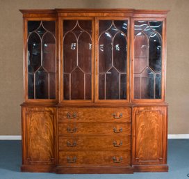 Vintage Beacon Hill Mahogany Breakfront Cabinet (CTF80)