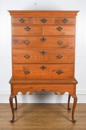 18th C. PA Walnut Chest On Frame (CTF20)