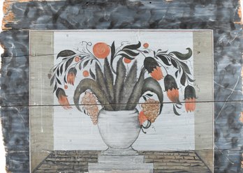 Antique Painted Fire Board (CTF20)