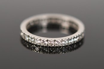 Vintage Platinum Diamond Eternity Band (CTF10)