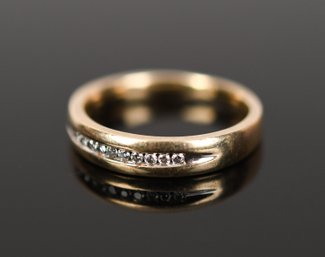 10k Gold Channel Set Diamond Band (CTF10)