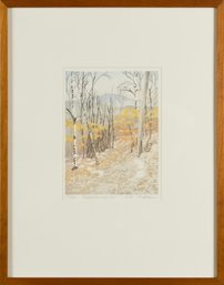 Matt Brown Color Woodblock, 'Smarts From Lyme Hill' (CTF20)