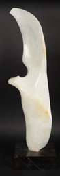 Leonardo Nierman Onyx Sculpture, 'Bird In Flight' (CTF30)