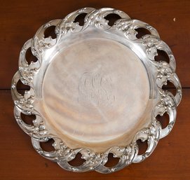 Gorham Sterling Silver Reticulated Tray (CTF10)