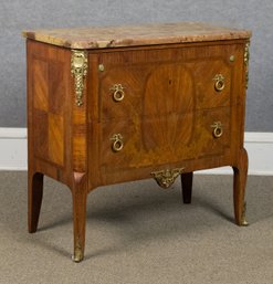 Antique French Marble Top Chest (CTF30)
