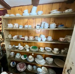 Collection Of China, Tea Cups And Saucers