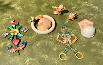 Vintage Hummels & Whimsical Metal Toys