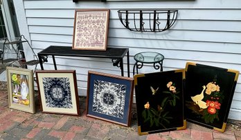 Framed Textiles & Framed Needlepoint