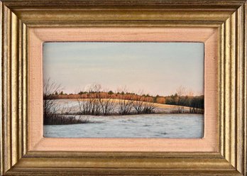 Edward Gordon Oil On Board, Vermont Landscape (CTF20)