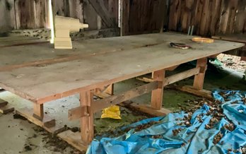 Six Trestle Tables