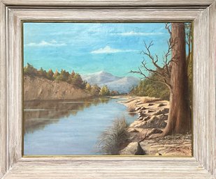 20th C. Len Wilbur Oil On Board