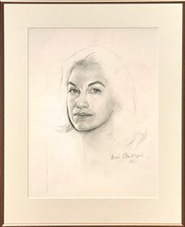 Boris Chaliapin Pencil Portrait