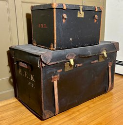 Two Antique NY Trunks (CTF20)