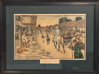 Cecil Alden Lithograph, Bluemarket Races (CTF20)