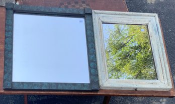 Two Vintage Wall Mirrors (CTF20)