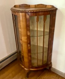 Walnut Curio Cabinet