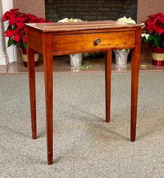 Antique Maple One Drawer Stand (CTF10)