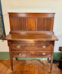 Antique Hepplewhite Tambour Secretary Desk