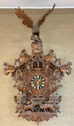 Vintage Large Romance German Cuckoo Clock (CTF50)