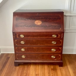 Vintage Heckman Inlaid Slant Lid Desk (CTF30)