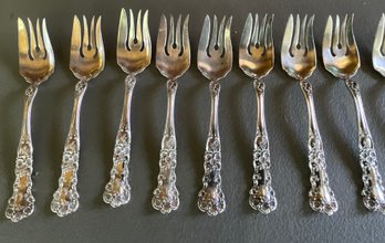 Spaulding & Co. Sterling Salad Forks, 16pcs