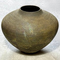 Raku Pottery Vase