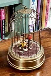 Antique German Musical Bird Cage