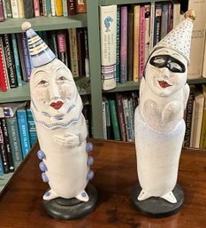 Porcelain Clown Figurines