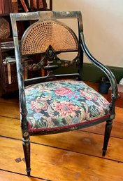 Antique Regency Painted Armchair