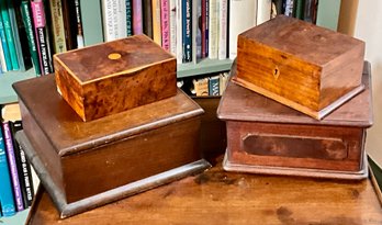 Four Antique Boxes