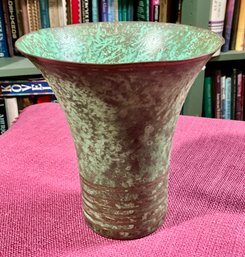 Carl Sorensen Signed Metal Vessel