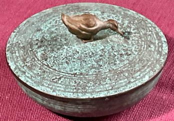 Carl Sorensen Bronze Covered Dish