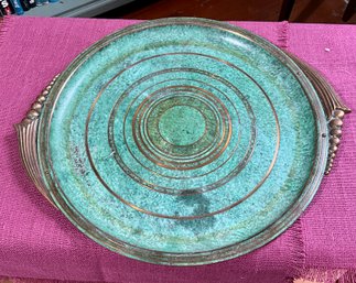 Vintage Carl Sorensen Bronze Platter
