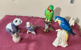 Copeland Spode, Denmark And Other Bird Figurines