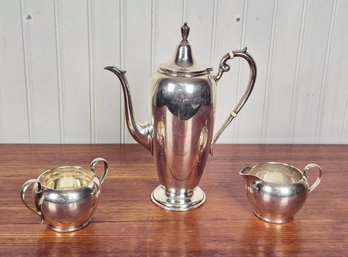 Gorham Sterling Silver Tea Set, 3pcs. (CTF20)