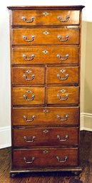 Ca. 1800 Antique Elm Lingerie Chest (CTF20)